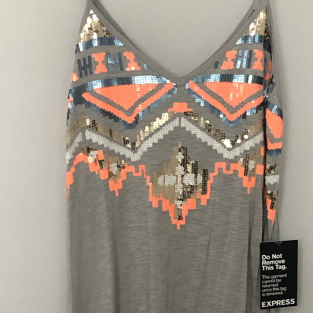 Express HighLow Trapeze Dress